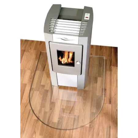 Glass floor plate | Different shapes for stoves and fireplaces